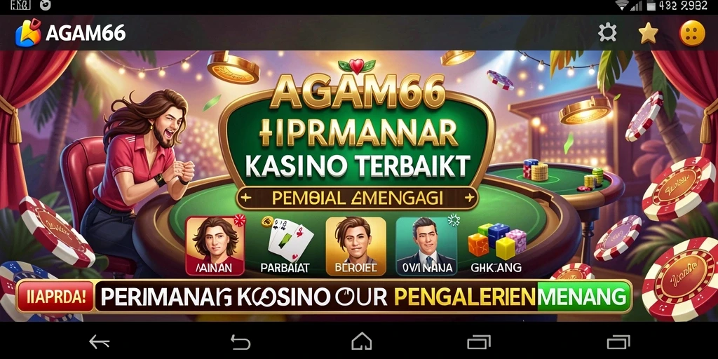 Tampilan utama gameplay AGAM66 yang mengasyikkan dan penuh warna.