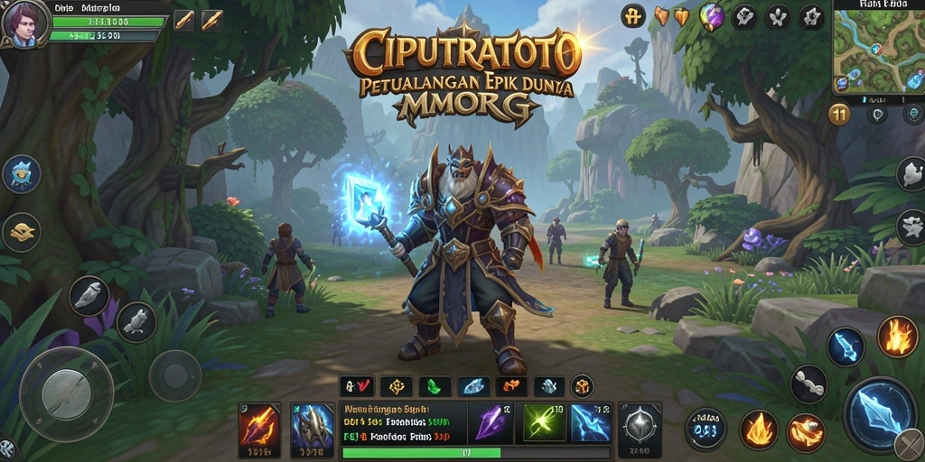 Tampilan gameplay seru dari CIPUTRATOTO yang menampilkan pertempuran epik.