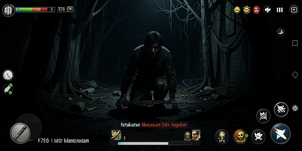 Menampilkan suasana mencekam dalam gameplay F7F7.