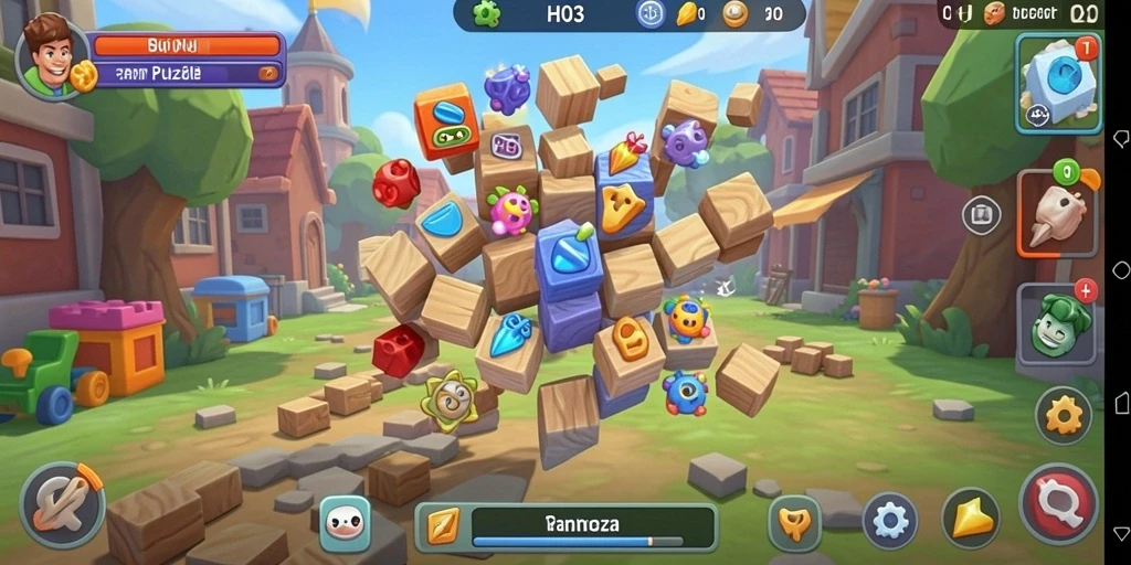 Tampilan gameplay H03 yang seru dengan berbagai teka-teki menantang.