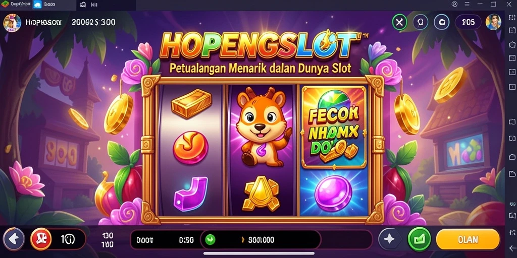 Screenshot utama HOPENGSLOT menampilkan gameplay yang mendebarkan.