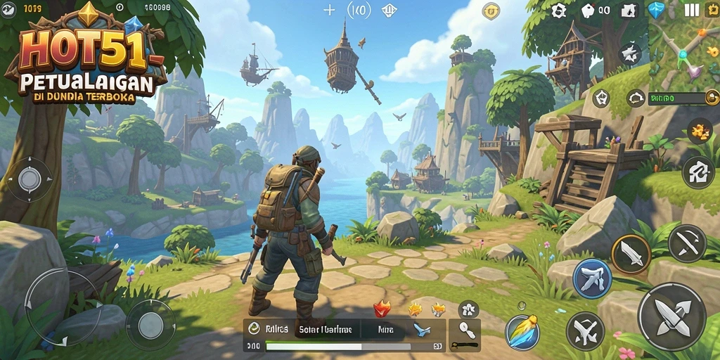 Gameplay menakjubkan dalam dunia terbuka HOT51.