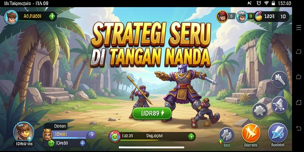 Tampilan gameplay menarik dari IDR89 yang menunjukan strategi dan taktik.