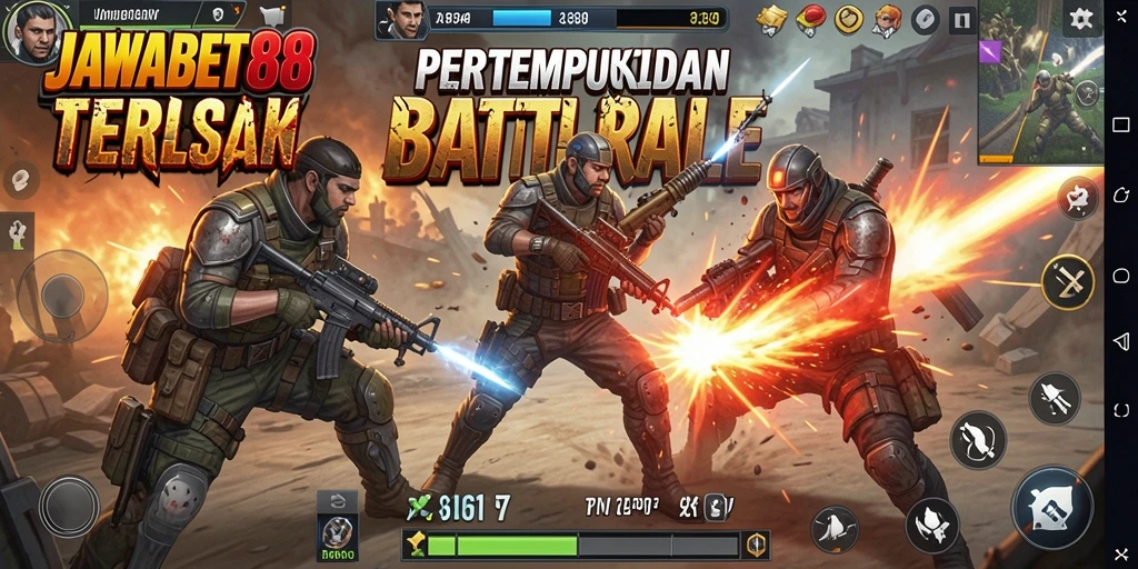 Penampilan gameplay mendebarkan di arena Battle Royale