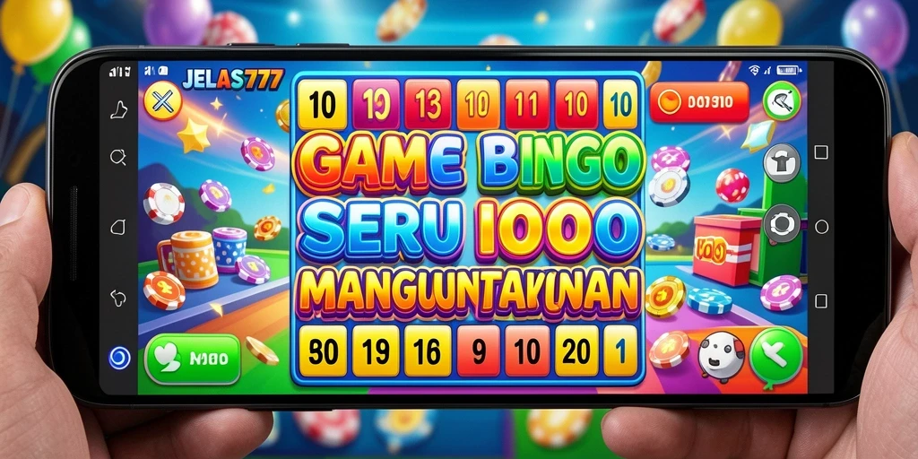 Tampilan gameplay seru Bingo di JELAS777.