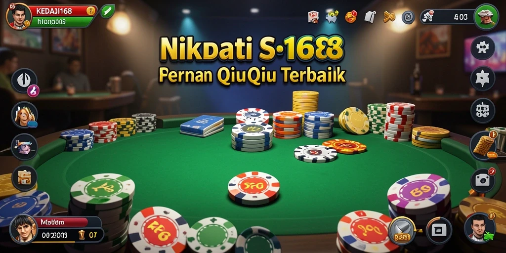 Screenshot KEDAI168 menampilkan gameplay QiuQiu yang seru dan menarik.