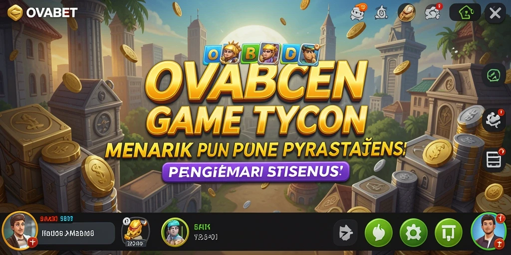 Tangkapan layar gameplay OVABET menampilkan manajemen bisnis yang menarik.