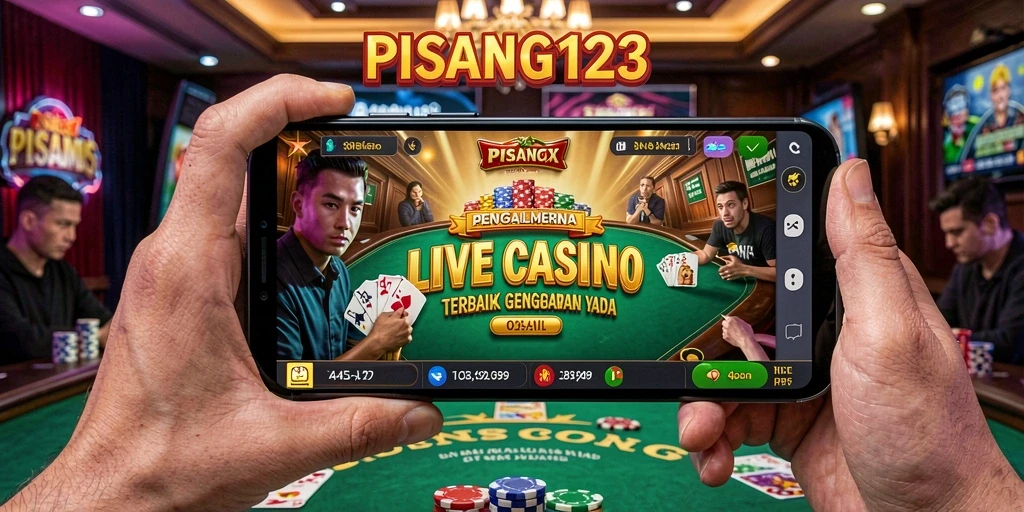 Tampilan gameplay PISANG123 yang menarik dalam sesi Live Casino.
