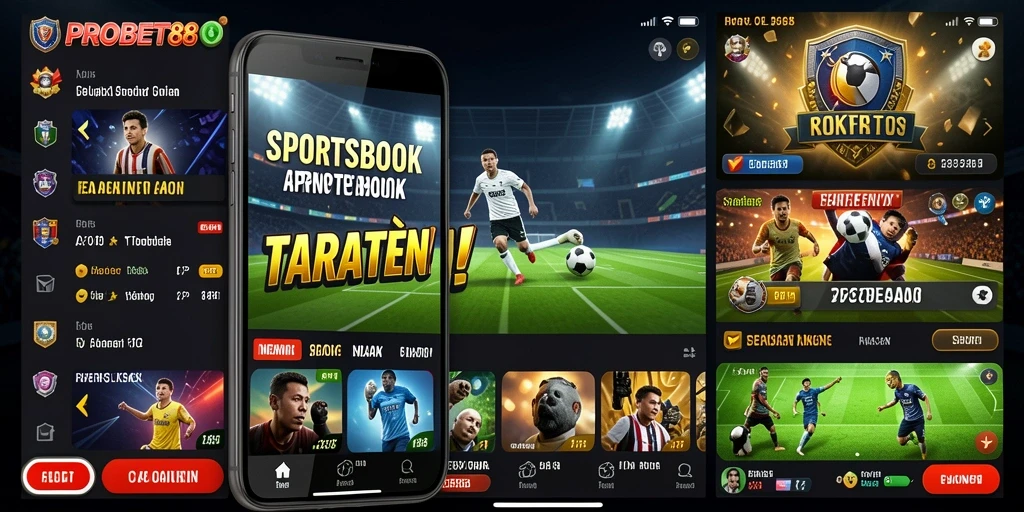 Tampilan utama PROBET88 dengan berbagai opsi taruhan yang menarik.