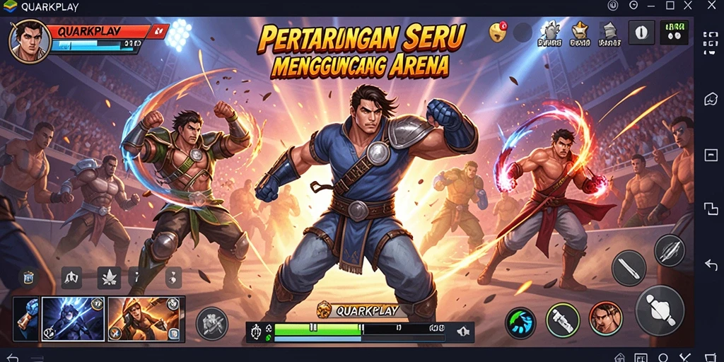 Gameplay seru dengan aksi pertarungan yang mendebarkan.