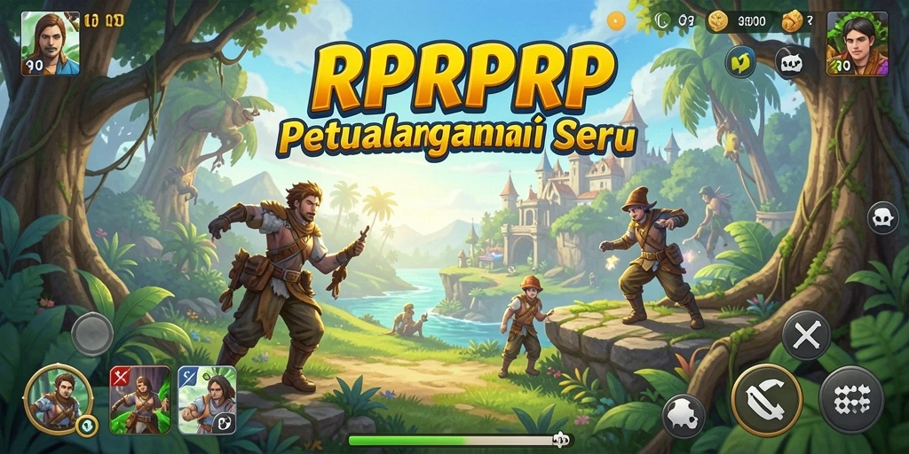Screenshot gameplay RPRPRP menampilkan momen seru dalam petualangan.