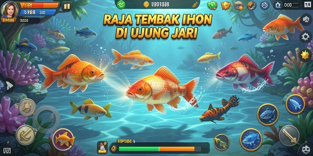 Tampilan gameplay seru dan penuh aksi dari VIP188 Tembak Ikan.